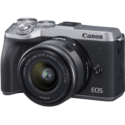 Canon EOS M6 Mark II 15-45 IS STM (Silver)