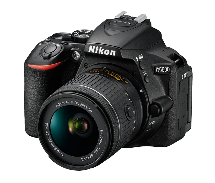 Фотоаппарат Nikon D5600 Kit AF-P 18-55mm f/3.5-5.6 VR, черный