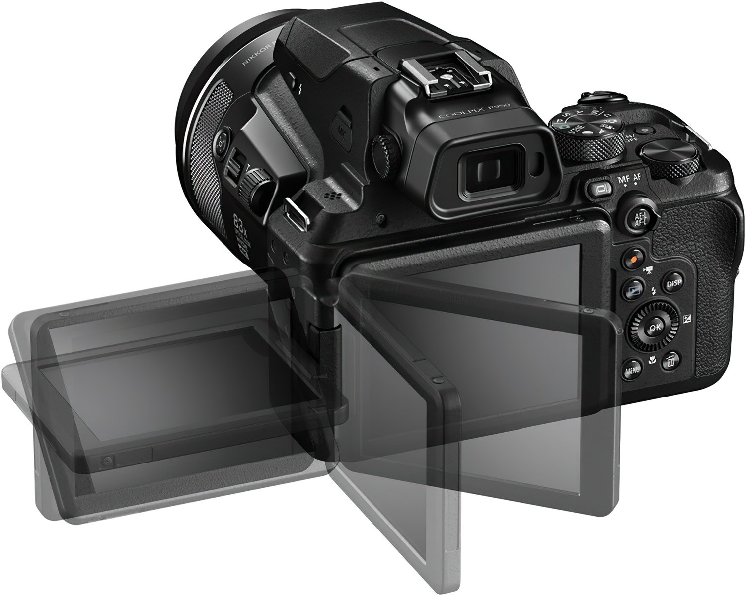 Фотоаппарат Nikon CoolPix P950 nikkor 83x wide optical zoom ed vr 4.3-357 mm 1:2.8-6.5, черный
