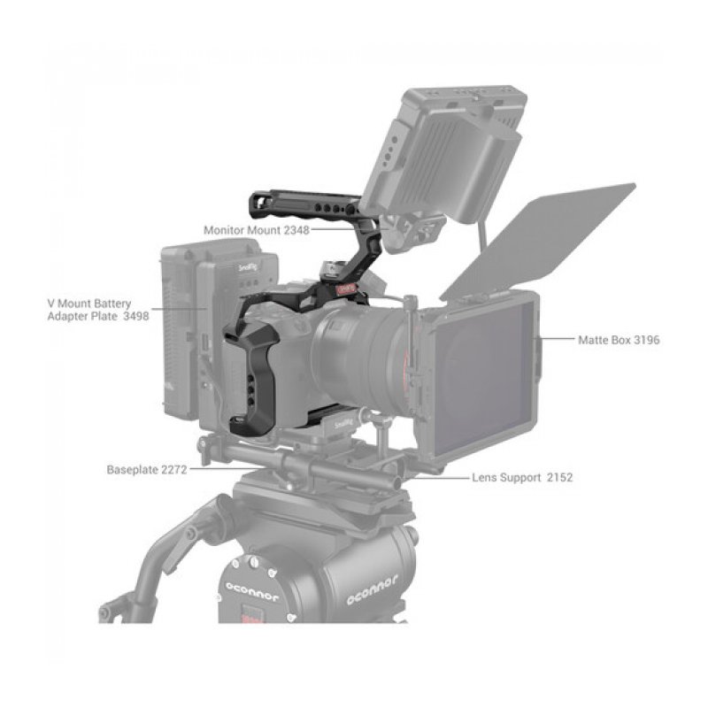 SmallRig 3830 Комплект для цифровых камер Canon R5/R6/R5С, клетка, фиксатор кабеля и боковая ручка