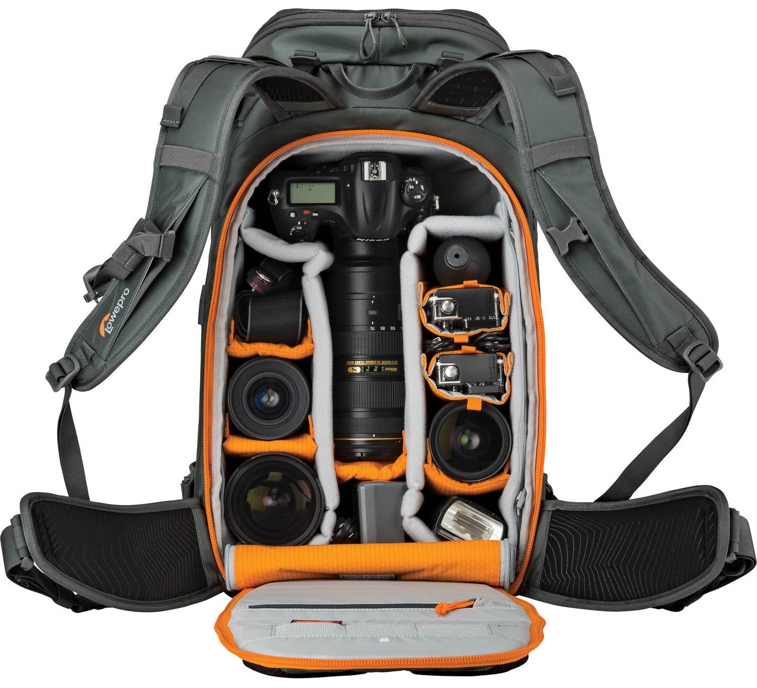 Рюкзак для фотокамеры Lowepro Whistler BP 450 AW серый