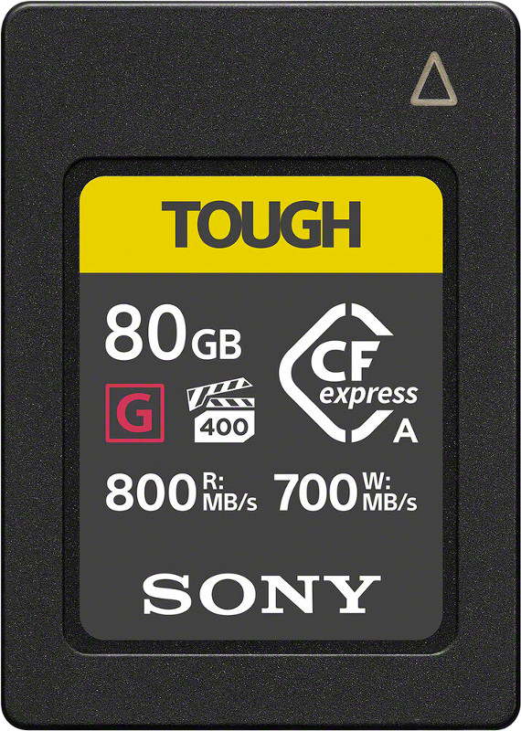 Карта памяти Sony CFexpress Type A 80 ГБ, R/W 800/700 МБ/с, 