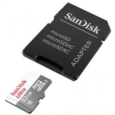 Карта памяти SanDisk Ultra microSDXC 533x UHS-I 32 ГБ (SDSQUNS-032G-GN3MA)