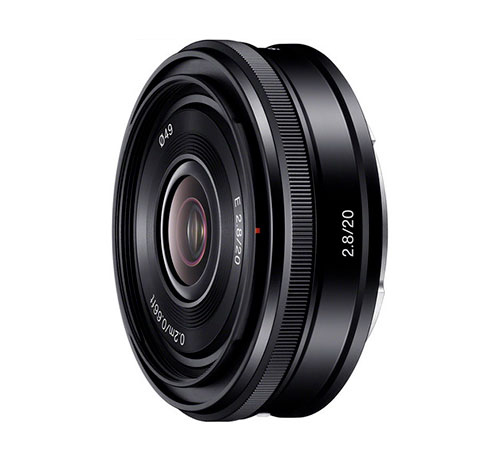 Объектив Sony 20mm f/2.8 E (SEL-20F28), черный