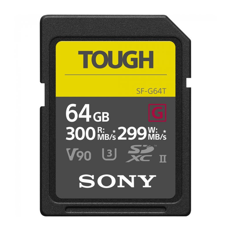 Карта памяти Sony SDXC 64GB Tough UHS-II (SF-G64T)