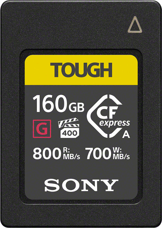 Карта памяти Sony CFexpress Type A 160 ГБ, R/W 800/700 МБ/с, чёрный