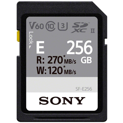 Карта памяти Sony SDXC 256GB 270R/120W (SF-E256/T)