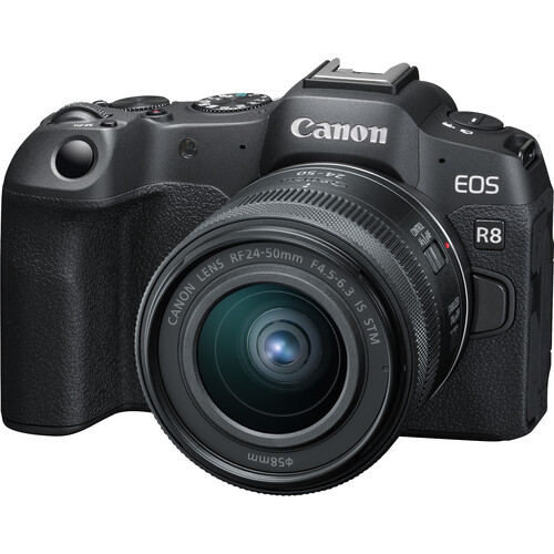 Фотоаппарат Canon EOS R8 Kit RF 24-50mm f/4.5-6.3 IS STM, черный