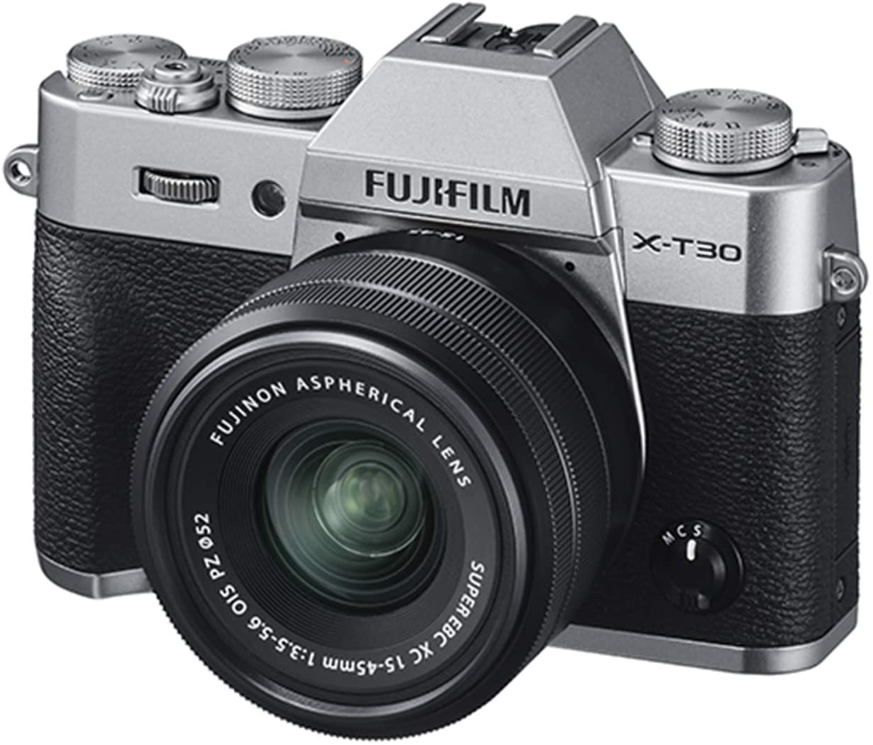 Фотоаппарат Fujifilm X-T30 Kit 15-45mm f/3.5-5.6 OIS PZ, серебристый