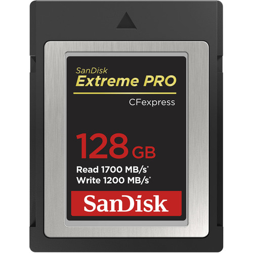 Карта памяти SanDisk CFexpress Type B Extreme Pro (1700/1200MB/s) 128GB