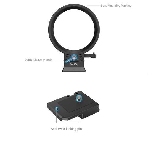 SmallRig 4300 Поворотная плошадка для цифровых камер Canon EOS R6 Mark II / R5 / R5 C / R6