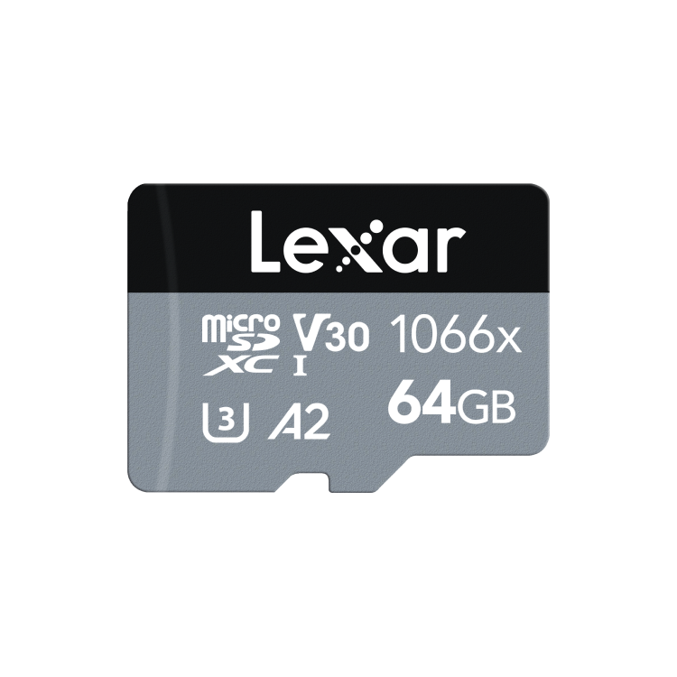 Карта памяти Lexar 64 GB SDXC UHS-1 1066 X 160/70 U3 V30 A2 4K UHD MICRO SD