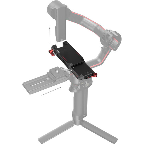 SmallRig 3251 Быстросъемная нижняя крепежная пластина с разъемами питания для стабилизатора DJI RS 2
