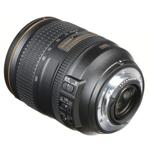 Объектив Nikon 24-120mm f/4G ED VR AF-S Nikkor, черный купить по