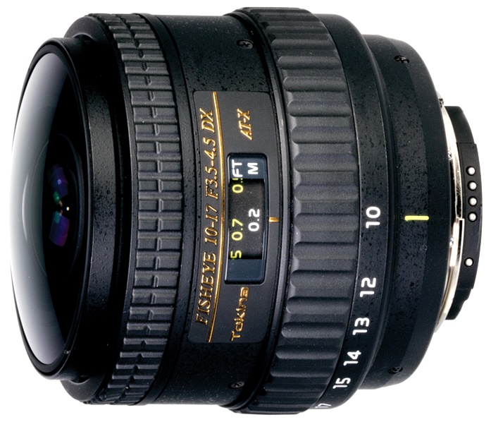 Объектив Tokina AT-X 107 F3.5-4.5 DX Fisheye NON HOOD C/AF (10-17mm) для Canon