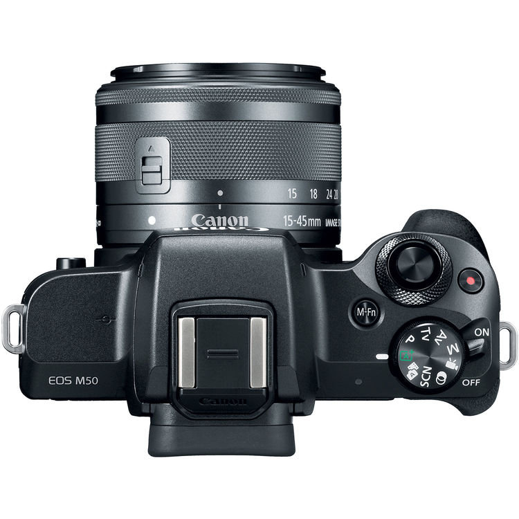 Фотоаппарат Canon EOS M50 kit 15-45 Black (РСТ)