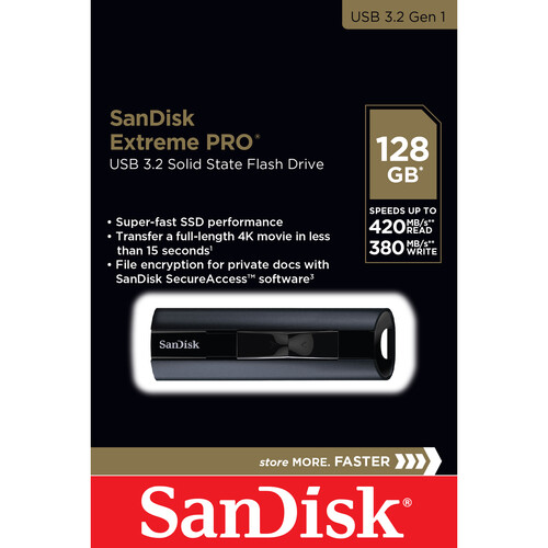 Флеш-накопитель SanDisk Extreme PRO USB 3.2 Solid State Flash Drive