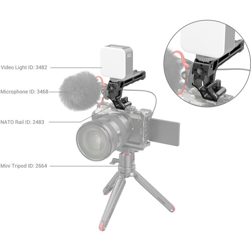 SmallRig 3766 Ручка верхняя облегченная NATO Top Handle (Lite)