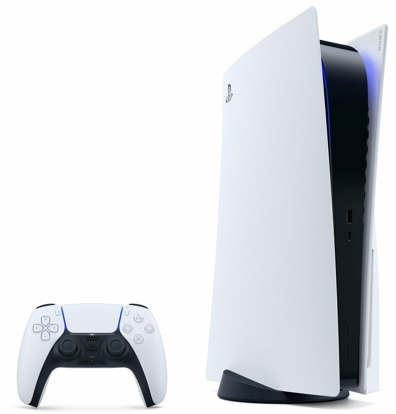 Игровая приставка Sony PlayStation 5 Digital Edition 825 ГБ 2 геймпада + пульт Media Remote