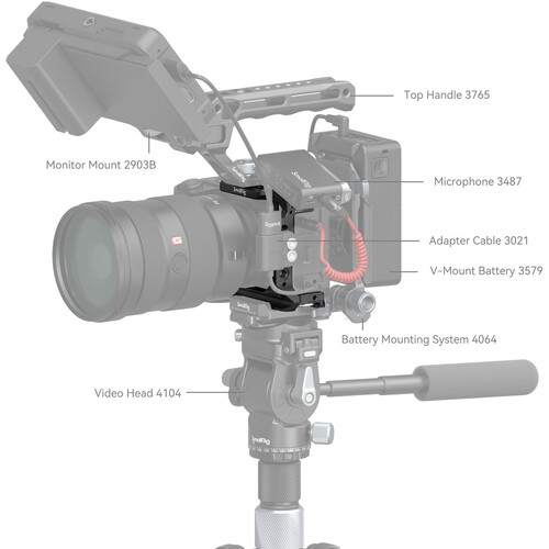 SmallRig 4337 Клетка Half Cage для цифровых камер Sony A6700 / A6600 / A6500 / A6400
