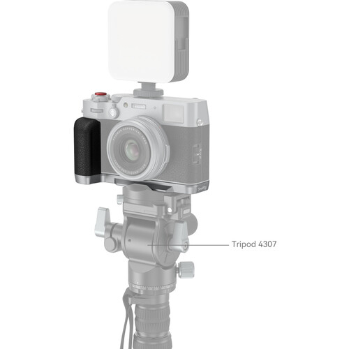 SmallRig 4555 Угловая площадка L-Bracket (серебряная) для цифровых камер X100VI / X100V