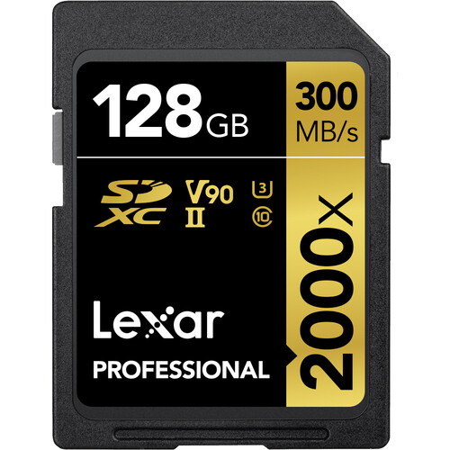 Lexar Professional 2000x SDXC UHS-II 128GB (LSD2000128G-BNNNG)