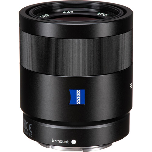 Объектив Sony Carl Zeiss Sonnar T* 55mm f/1.8 ZA (SEL-55F18Z), чёрный