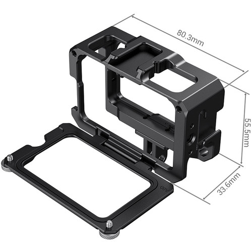 SmallRig CVD2475 Клетка для цифровой камеры DJI Osmo Action (совместимая с адаптером для микрофона)