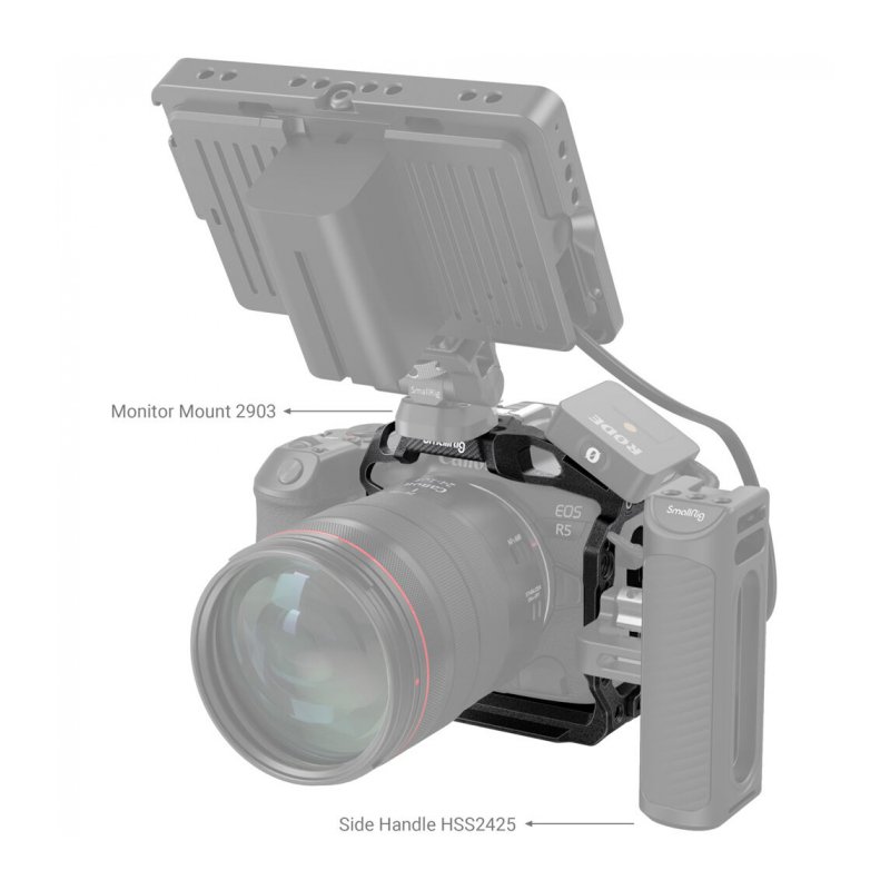 SmallRig 3656 Комплект для цифровых камер EOS R5 / R6 “Black Mamba“ Half Cage