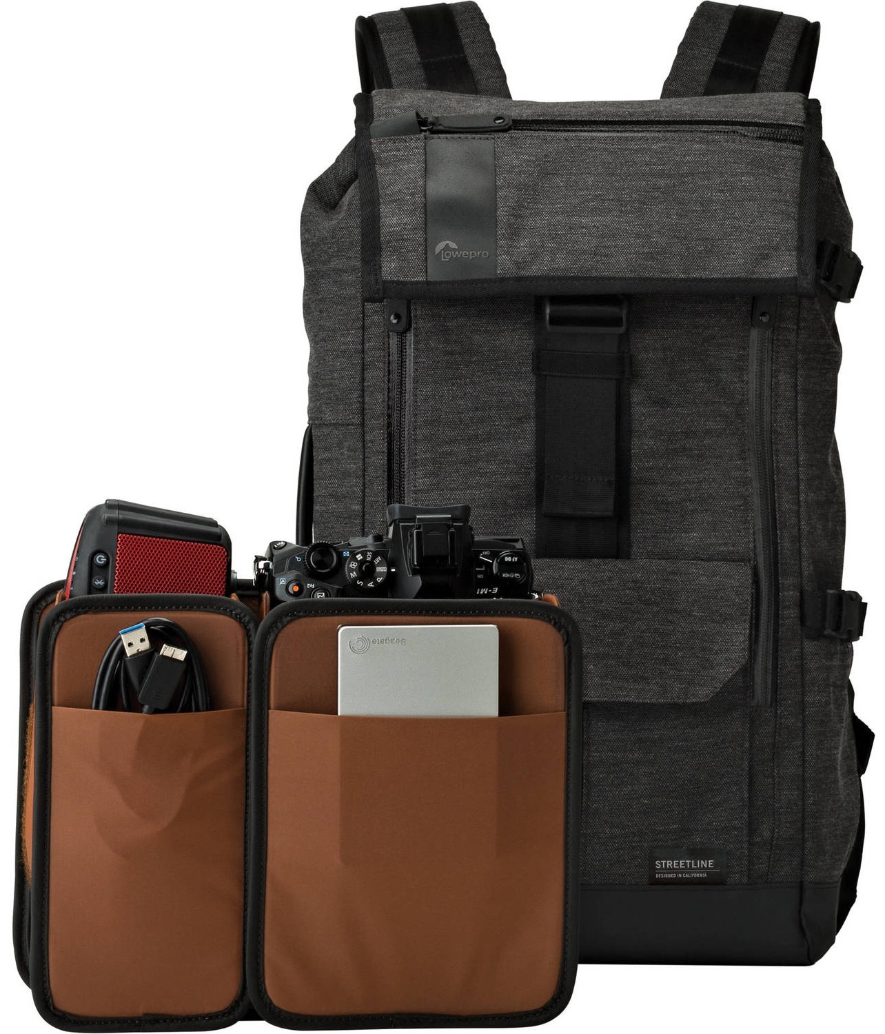 Рюкзак для фотоаппарата Lowepro STREETLINE BP 250 серый