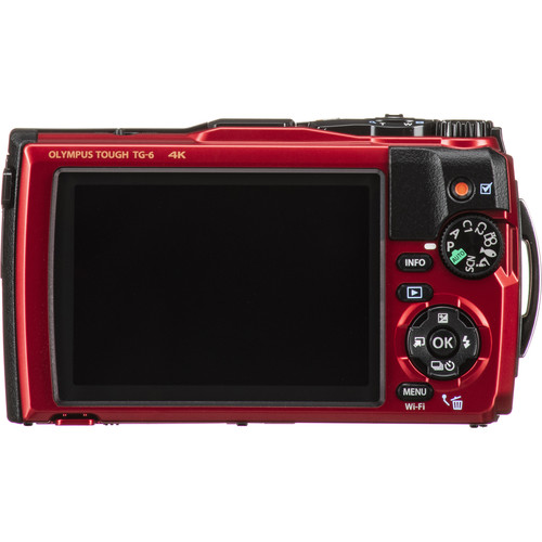 Фотоаппарат Olympus Tough TG-6, красный
