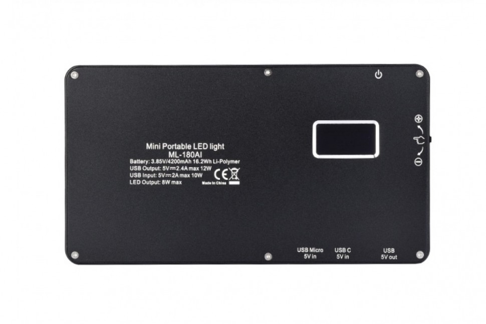 Светодиодный свет Professional Mini Portable LED Light M-180AI (3200К-5600К)