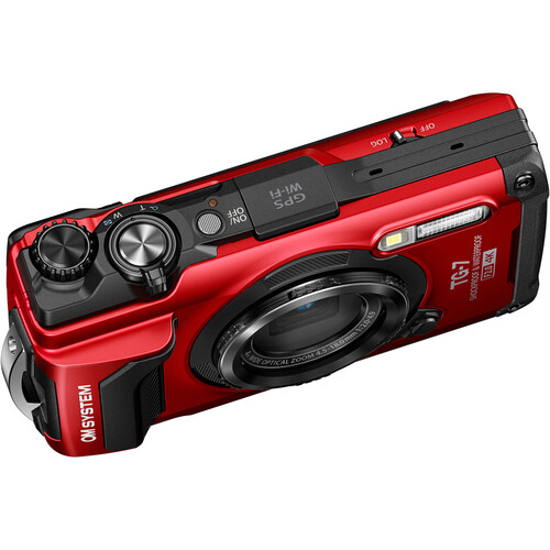 Компактный фотоаппарат Olympus OM System Tough TG-7 красный