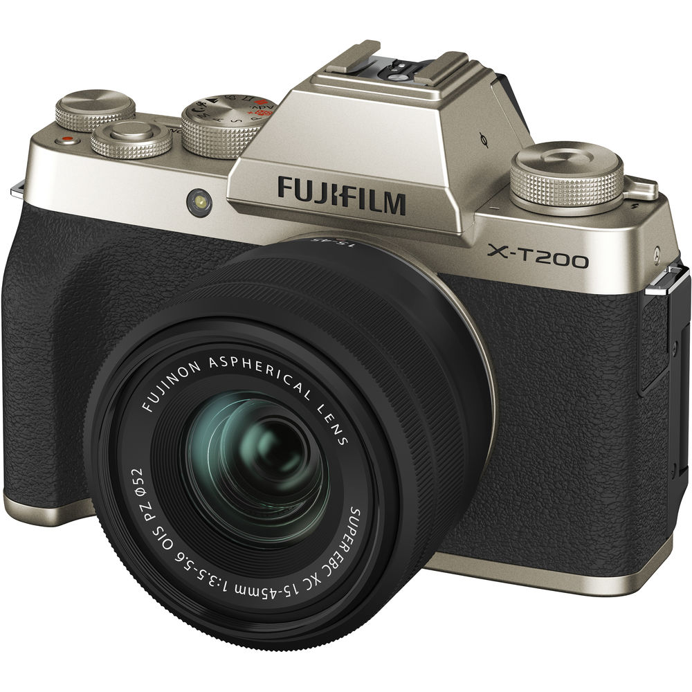 Фотоаппарат Fujifilm X-T200 Kit XC 15-45mm F/3.5-5.6 OIS PZ Champagne Gold