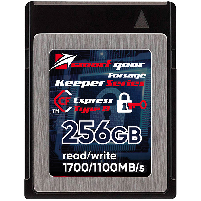  Карта памяти Smart Gear CF Express Forsage Keeper, 256GB W1100/R1700, 1000P/E cycles