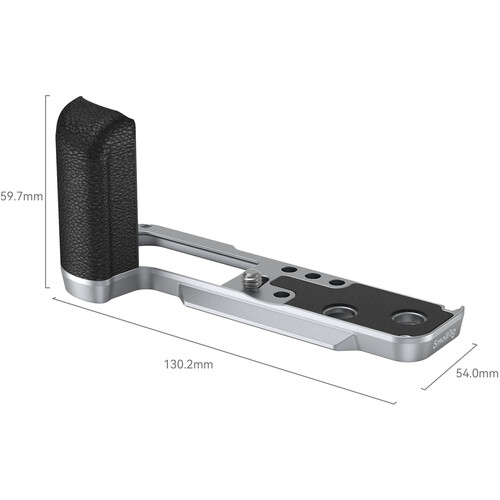 SmallRig 4555 Угловая площадка L-Bracket (серебряная) для цифровых камер X100VI / X100V