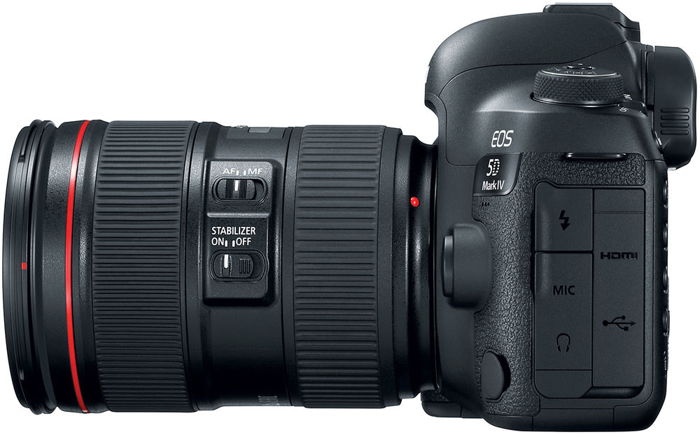 Фотоаппарат Canon EOS 5D Mark IV Kit EF 24-105mm 1:4 L IS II USM, черный