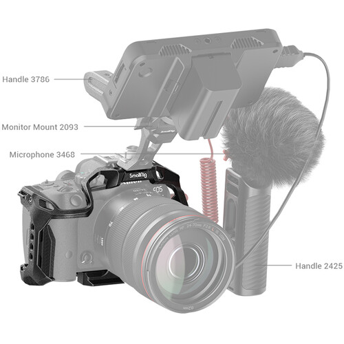 SmallRig 4003 Клетка для цифровой камеры EOS R7 “Black Mamba”