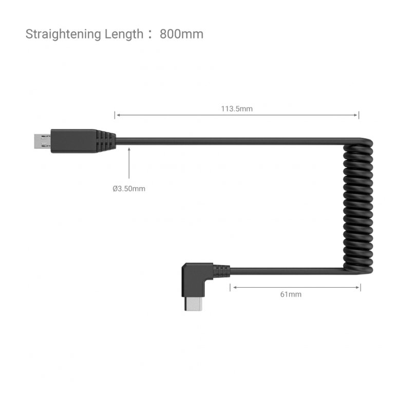 SmallRig 3407 Кабель управления камерами Sony Spring Control Cable для ручек управления SmallRig