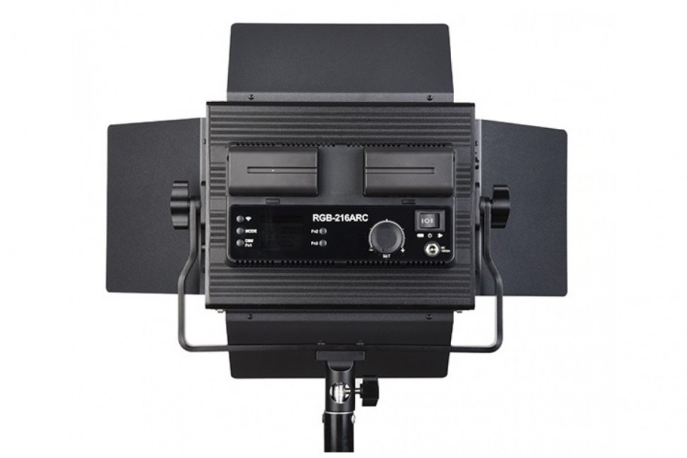 Светодиодный накамерный свет Professional Video Light RGB-216ARC (2500K-8500K, 40W,1200Lux/1m)