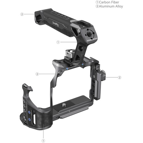 SmallRig 3708 Комплект для цифровых камер Sony 7RV / A7IV / A7SIII, "Rhinoceros" Basic Cage Kit