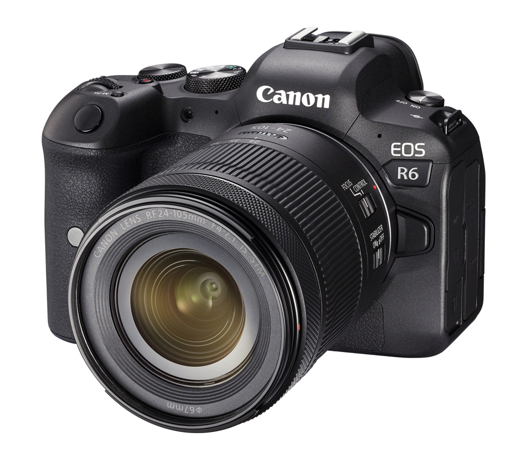 Фотоаппарат Canon EOS R6 Kit RF 24-105mm F4L IS USM, черный
