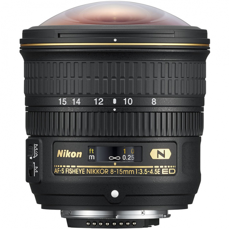 Объектив Nikon 8-15mm F3.5-4.5E ED AF-S Nikkor Fisheye