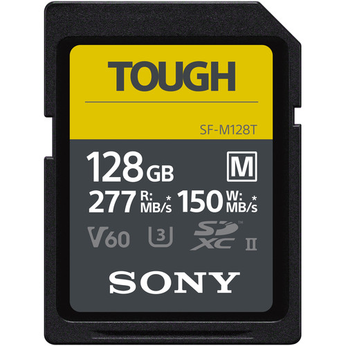 Карта-памяти Sony SDXC 128GB SF-M TOUGH UHS-II U3 V60 150/277 MB/s (SF-M128T)