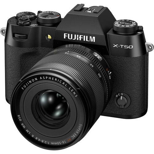 Фотоаппарат Fujifilm X-T50 Kit XF 16-50mm f/2.8-4.8 R LM WR Черный