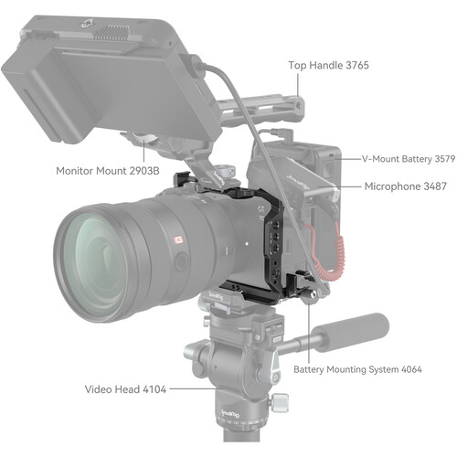 SmallRig 4422 Комплект для цифровых камер Sony 7CR / 7C II, клетка и фиксатор кабеля