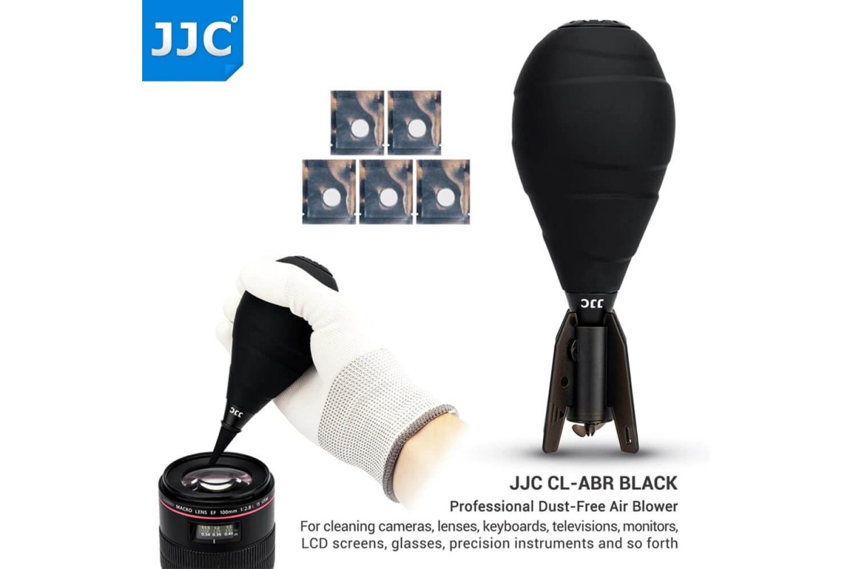 Профессиональная груша JJC CL-ABR для чистки, с мягким силиконовым наконечником (черная)