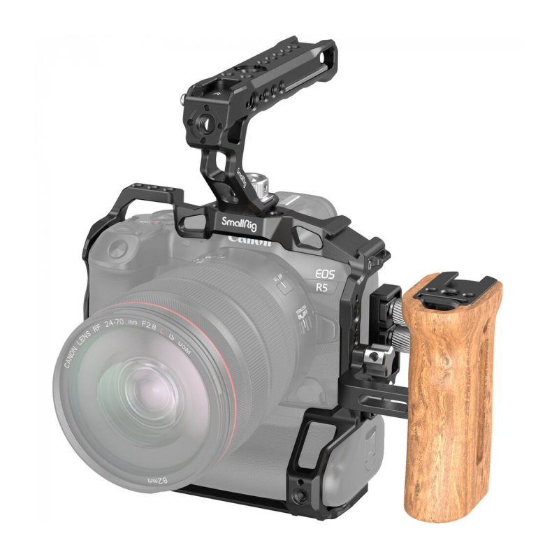 SmallRig 3707 Комплект для цифровых камер Canon R5 / R6, клетка, фиксатор кабеля, 2 ручки