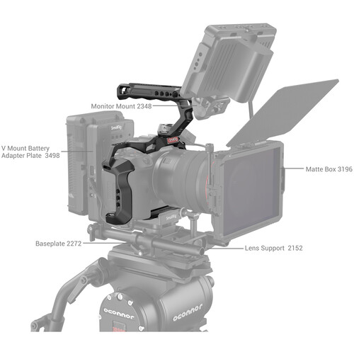 SmallRig 3830B Комплект для цифровых камер CanonR5/R6/R5С, клетка, фиксатор кабеля и боковая ручка