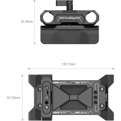 SmallRig 2894 Плечевой упор с креплением для направляющих Basic Shoulder Pad